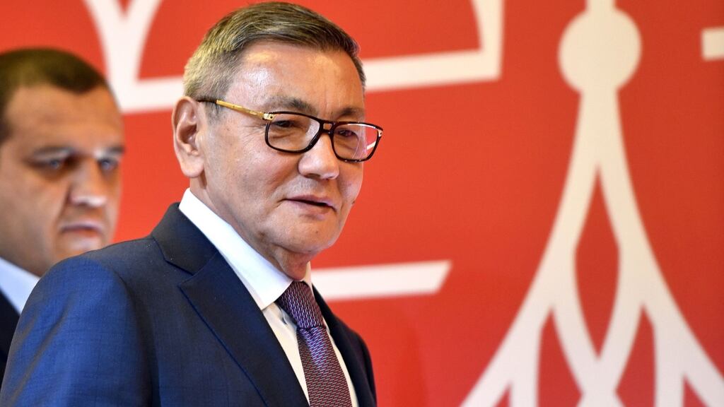 Aiba president Gafur Rakhimov is fighting to have his name removed from a US Treasury Department sanctions list. Photograph: Alexander Nemenov/AFP/Getty Images)