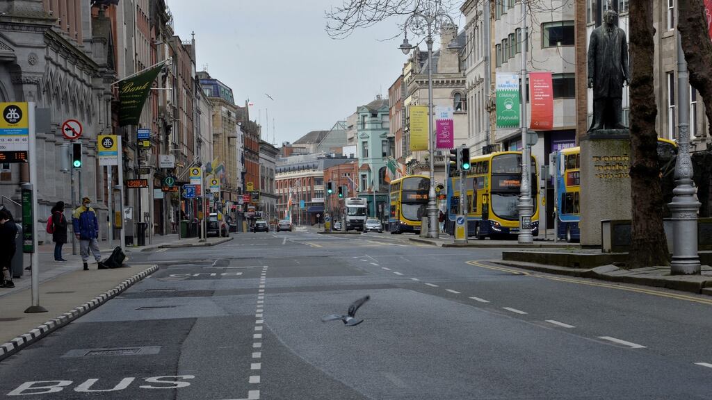The assault occurred in the early hours of Sunday morning on Dame Street, between 4am and 5am. File image: Alan Betson / The Irish Times