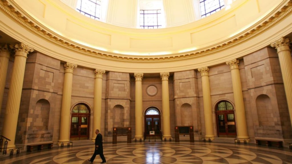 Barrister Ronnie Hudson, counsel for jeweller Des Byrne, Bachelor’s Walk, Dublin, told Ms Justice Carmel Stewart on Thursday the bank had obtained the judgment against Mr Byrne and his son Ken. He said the judgment had been registered in the Central Office of the High Court by Ivor Fitzpatrick, solicitors, St Stephens Green, Dublin, but in the meantime had been set aside by Mr Justice Kevin Cross. File photograph: Bryan O’Brien/The Irish Times