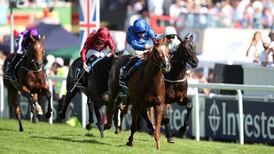 Masar gives Godolphin first Epsom Derby as Saxon Warrior falters