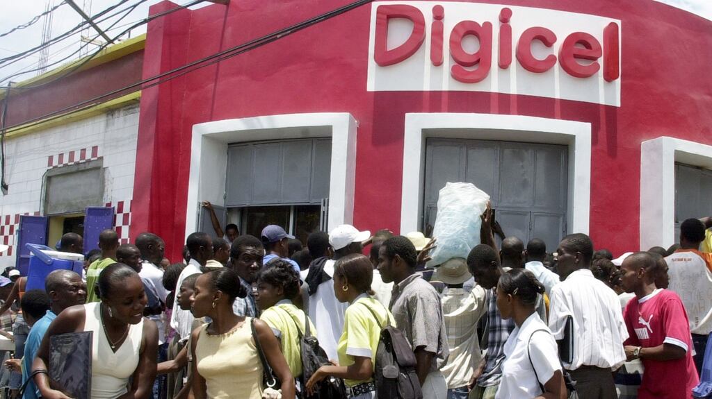 Two units of business Denis O’Brien’s Digicel plan to sell as much as $550 million of corporate debt. Photograph: Thony Belizaire/AFP/Getty Images