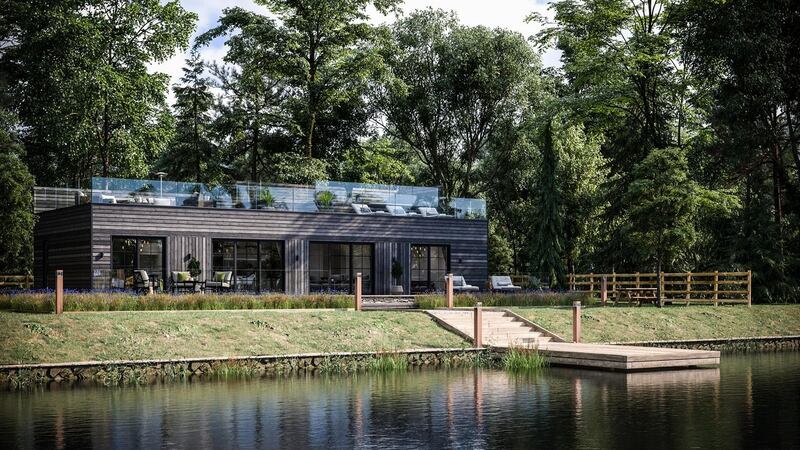 Cornwall, UK: Located in a holiday resort in Saint Columb, this four-bedroom lodge comes furnished.