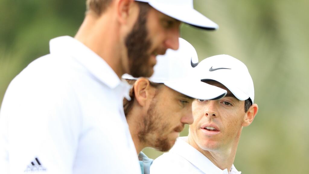Rory McIlroy’s return to action continues in Abu Dhabi. Photograph: Andrew Redington/Getty