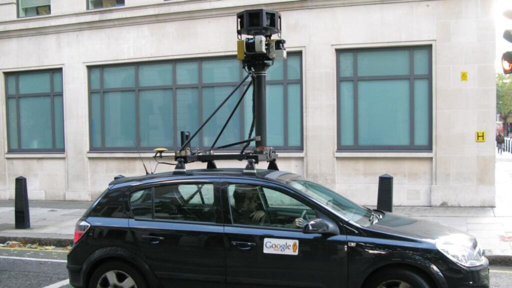 A Google streetview camera car similar to that operating in Dublin today.