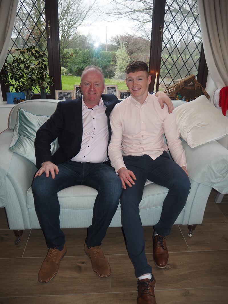 Dan Quirke with his son Dillon. Photograph: Courtesy of Quirke family