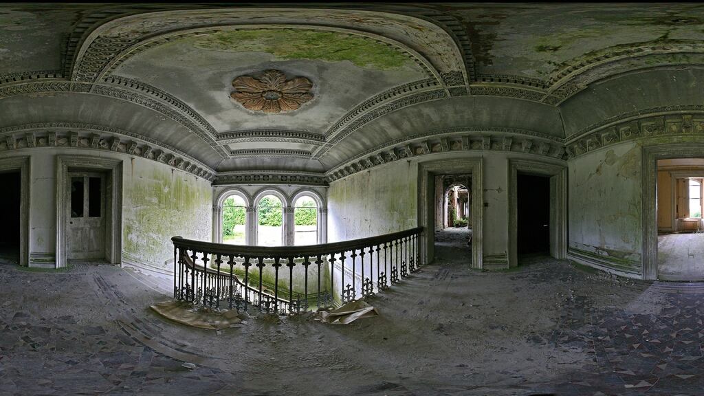 Woodlawn House, Co Galway, taken from Abandoned Mansions of Ireland II – More Portraits of Forgotten Stately Homes by Tarquin Blake, published by Collins Press