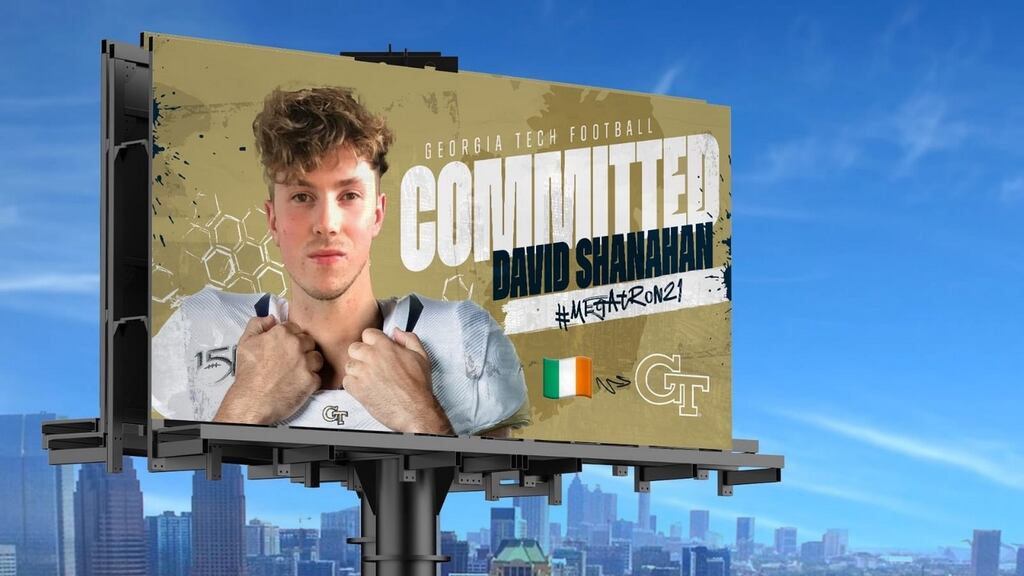 David Shanahan will take up his scholarship at Georgia Tech next January.