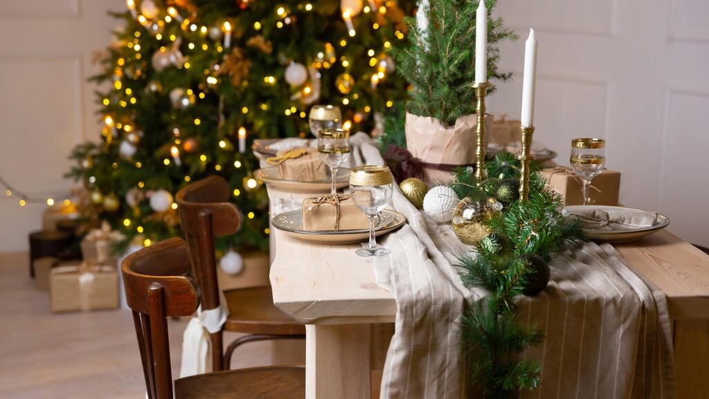 Whatever you plump for to decorate the Christmas table, try to choose material that’s local, seasonal and planet-friendly. Photograph: iStock