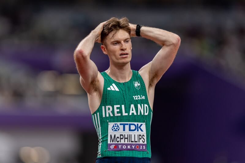 Before the World Championships, no one predicted Cian McPhillips would challenge for a medal. Photograph: Morgan Treacy/Inpho