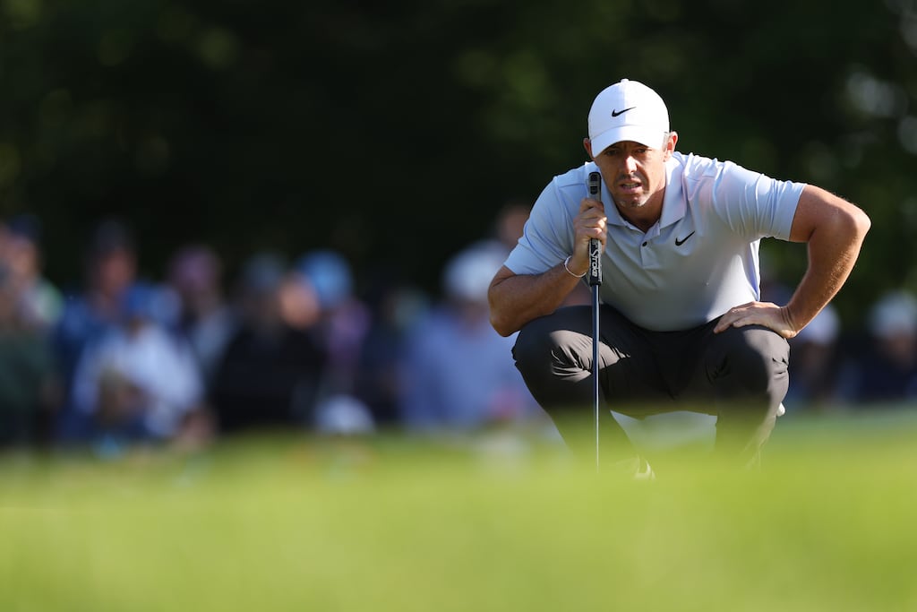 Rory McIlroy at Valhalla. Photograph: Christian Petersen/Getty