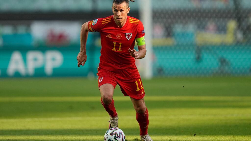 Wales forward Gareth Bale is looking forward to Turkey’s hostile support. Photograph: Darko Vojinovic/AFP