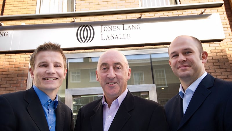 John Mulcahy (centre) was chairman and chief executive of Jones Lang LaSalle in Ireland between 2002 and 2010, before joining Nama
