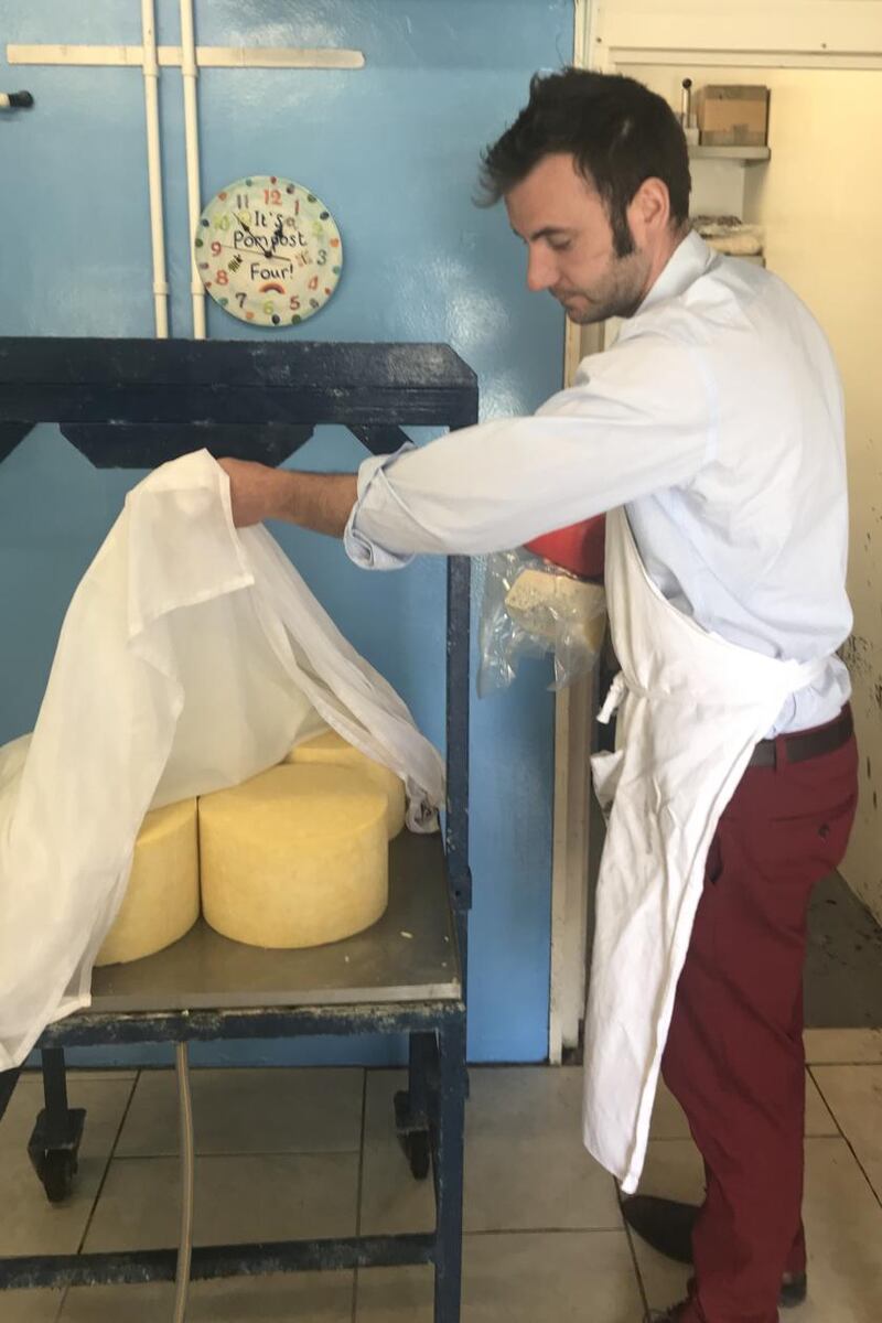 Cheesemaker Sean Dempsey of Knockatee Cheese