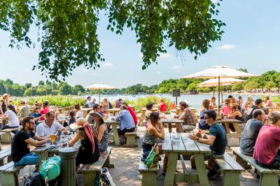 The Serpentine Lido Café in Hyde Park, London. Photograph: UCG/Universal Images Group via G