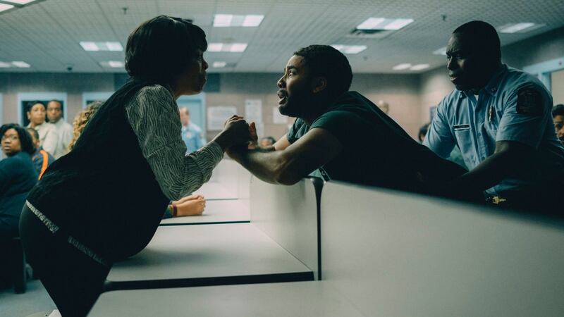 Niecy Nash and Jharrel Jerome in When They See Us. Photograph: Atsushi Nishijima/Netflix