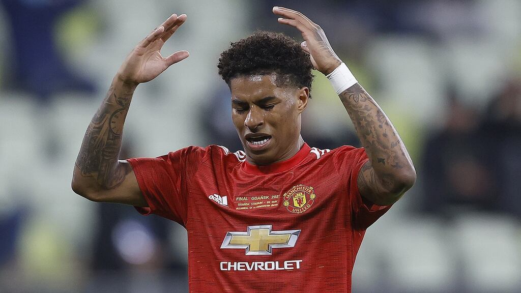 Marcus Rashford will undergo surgery on his shoulder. Photo: Kacper Pempel - Pool/Getty Images