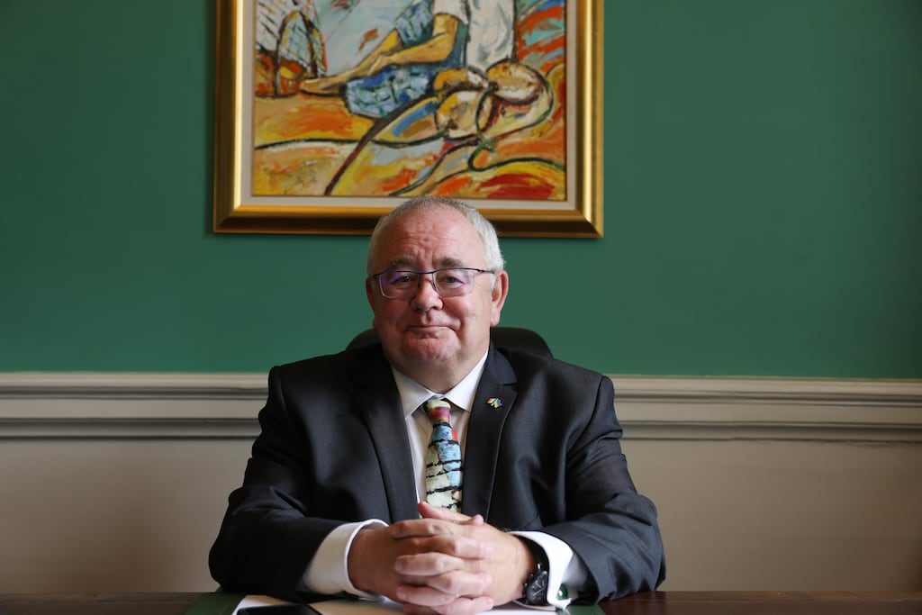 Ceann Comhairle Seán Ó Fearghail: 'What happened this week can never be allowed to happen again.' Photograph: Laura Hutton