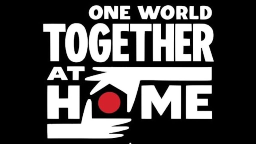 One World: Together at Home takes place on Saturday, April 18th, and a two-hour show will air on RTÉ on Sunday