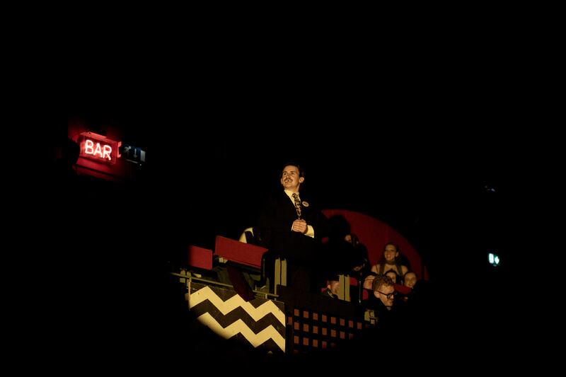 Kojaque on stage at Vicar Street, Dublin. Photograph: Tom Honan