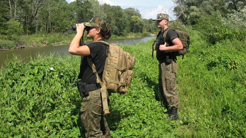 Guards at the Poland-Ukraine Border