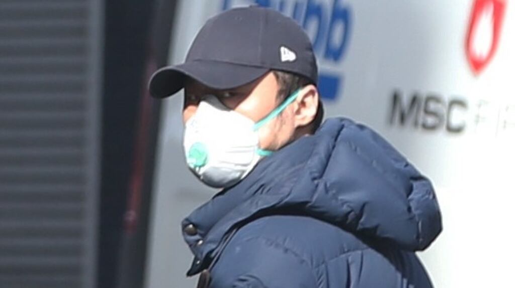 Kai Zhu (38) leaving Dublin Circuit Court in March. He has been jailed for one year. Photograph: Collins Courts
