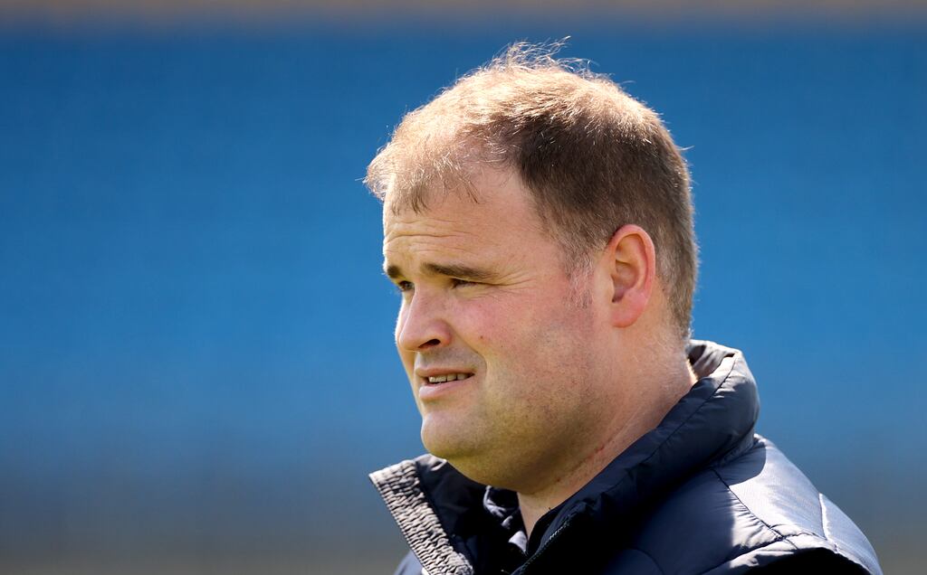 Roscommon’s manager Davy Burke: 'We have trained 65 times and we have had our full squad together zero times, and that’s a big problem.' Photograph: James Crombie/Inpho