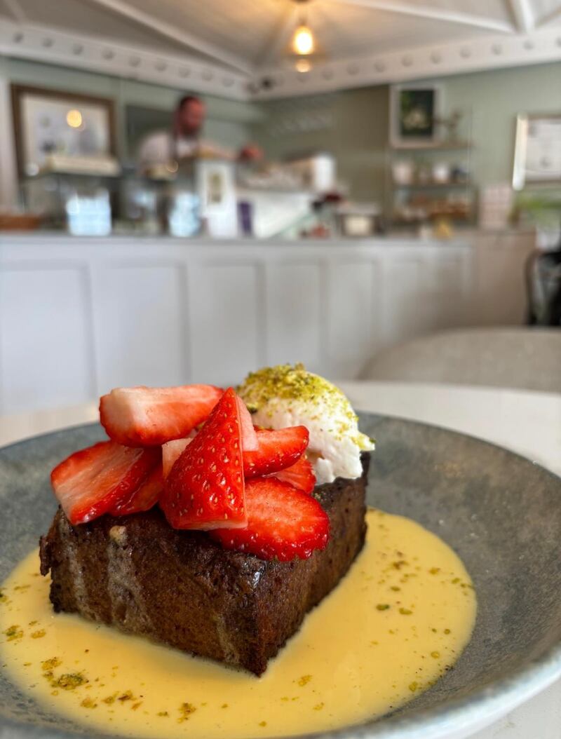 A slice of summer on a plate at Cafe Lógr, Adare