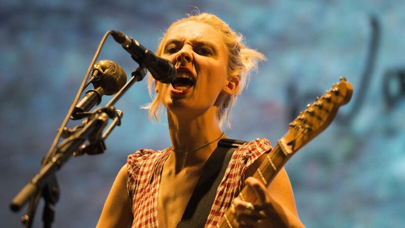 Wolf Alice: Ellie Rowsell, the band’s lead singer, is the linchpin that holds it all together. Photograph: Dave Meehan