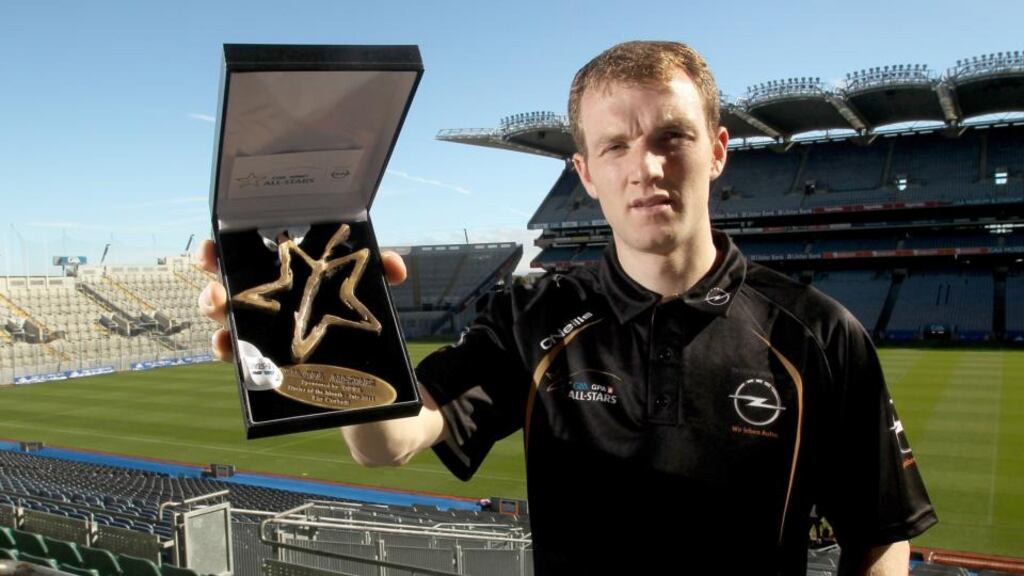 A star is reborn: Lar Corbett played the full 70 minutes of a behind closed doors challenge match against Waterford on Tuesday evening and is thus available for the Premier County’s All-Ireland Championship campaign. Photograph: James Crombie/Inpho