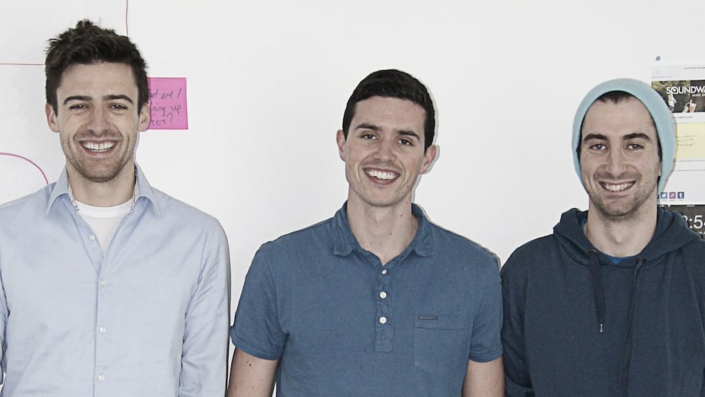 Soundwave founders Brendan O’Driscoll, Craig Watson and Aidan Sliney.