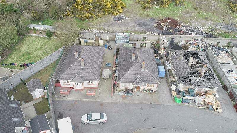 Drone footage of the site, released by Cllr Noel Larkin