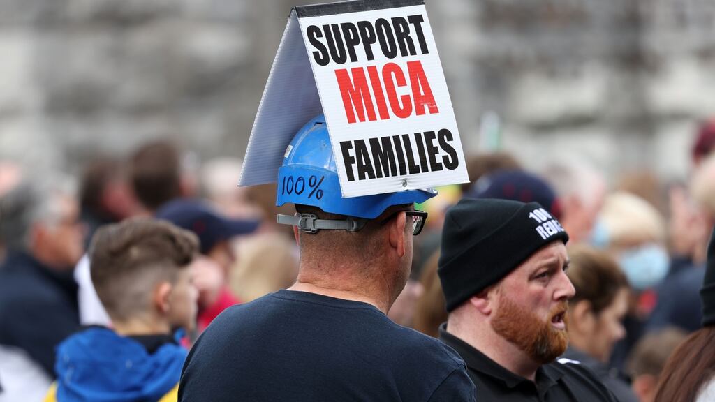 ‘With no legal remedy for the affected homeowners, a political solution to the mica crisis will be found – which is only right, because this was a systems failure.’ File photograph: The Irish Times