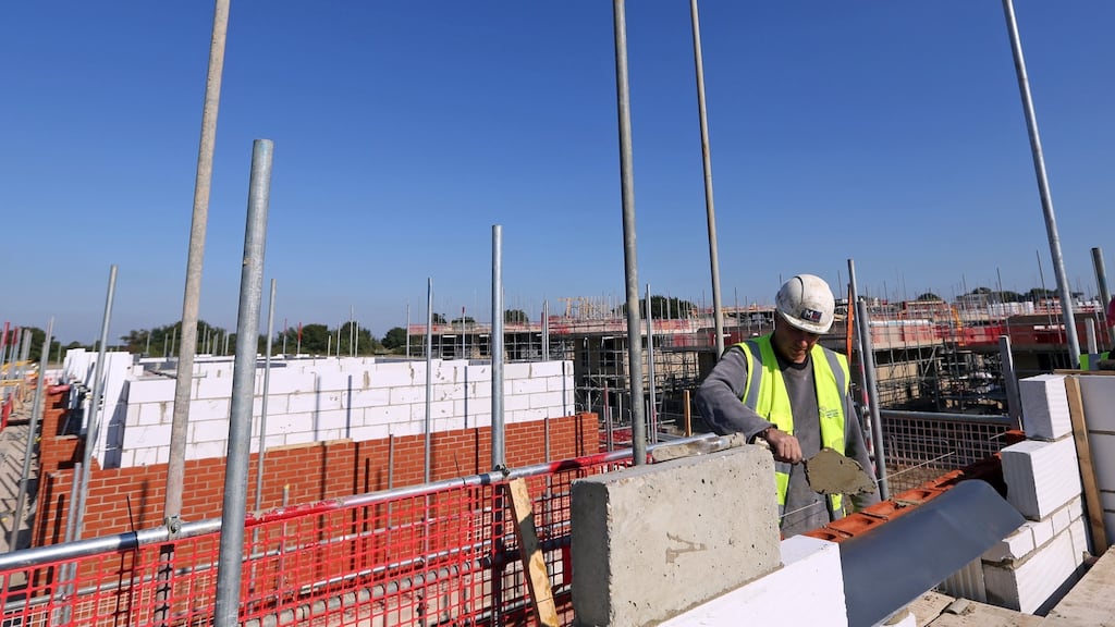 Only 14,500 new dwellings were built last year – roughly half of estimated current annual demand. Photograph: Chris Ratcliffe/Bloomberg via Getty Images