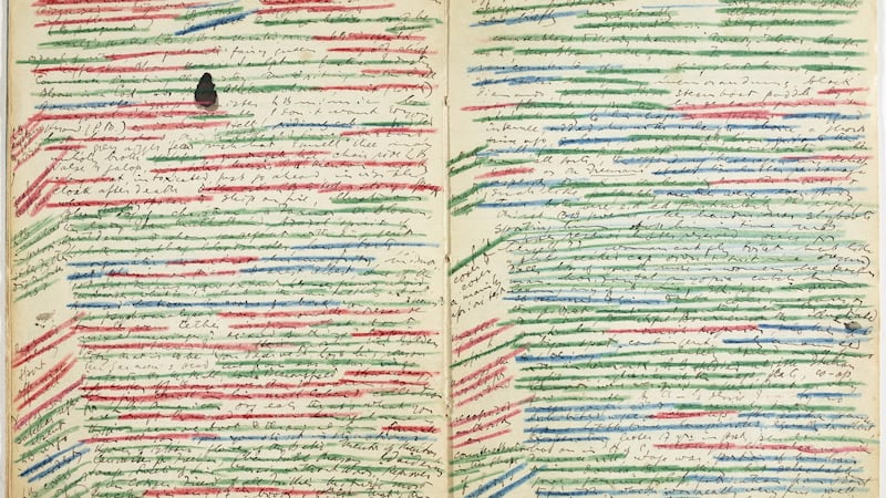 James Joyce’s Ulysses notebook from the National Library of Ireland and on display at MoLI