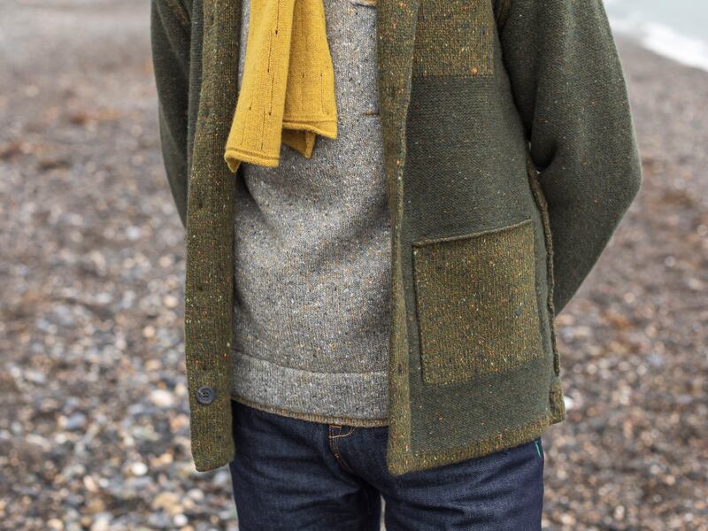 Double cuff tunic in cashmere and merino, €385. Photograph: Matthew Thompson