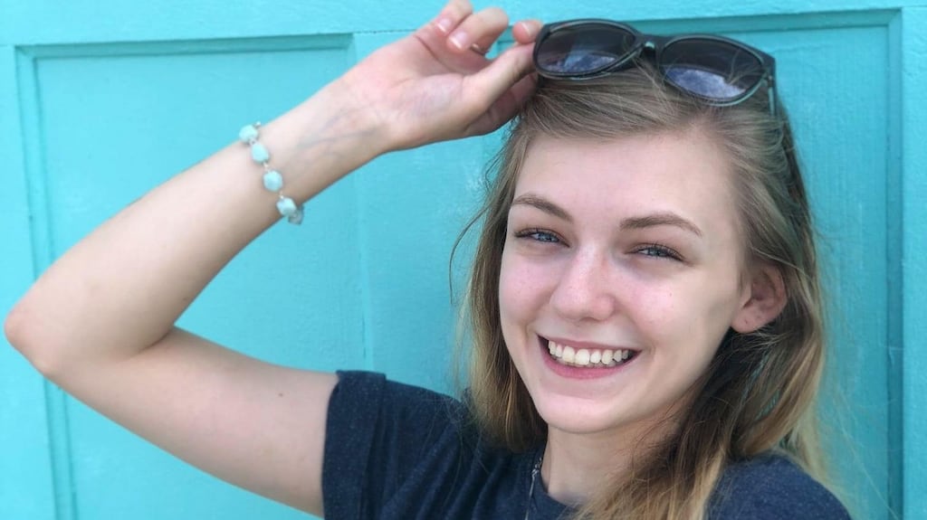 Gabrielle Petito, who disappeared on a cross-country trip with her fiancé Brian Laundrie. Photograph: Petito family via The New York Times