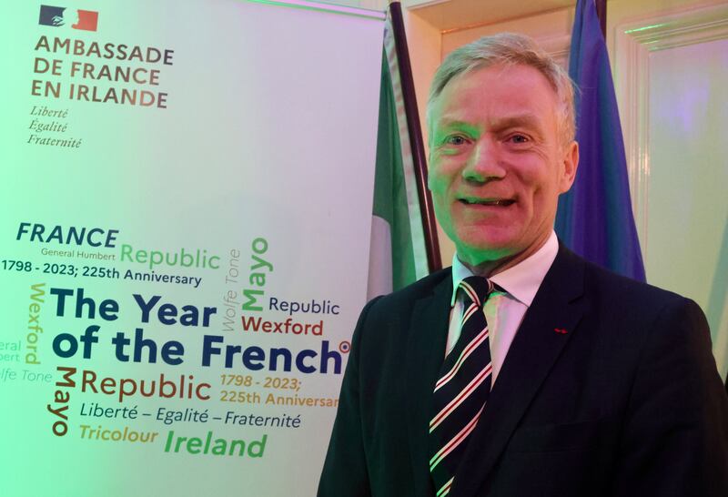 The French ambassador Vincent Guérend marked the occasion by recalling the strengthening ties between Ireland and France.