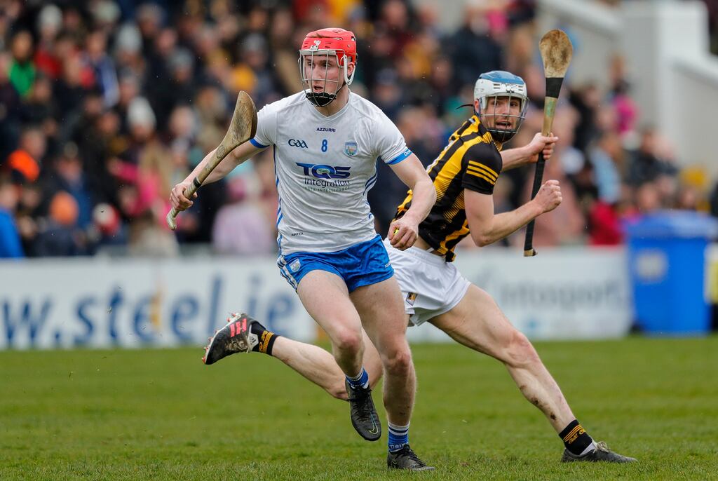 Carthach Daly in action against Kilkenny's Huw Lawlor during last March's hurling league clash at Nowlan Park. Photograph: Ben Whitley/Inpho