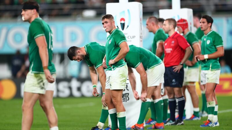 Let’s be frank. Every Irish player – to a man – suffered a deeply concerning dip in form in the months following victory over the world champions last year. Photograph: Stu Forster/Getty Images