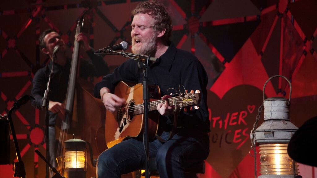Glen Hansard performs at this weekend Other Voices music festival in Dingle.