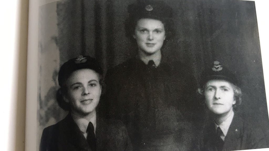 Veronica Tottenham with her two eldest daughters, Joan and Barbara – all of whom joined the Women’s Auxillary Air Force.
