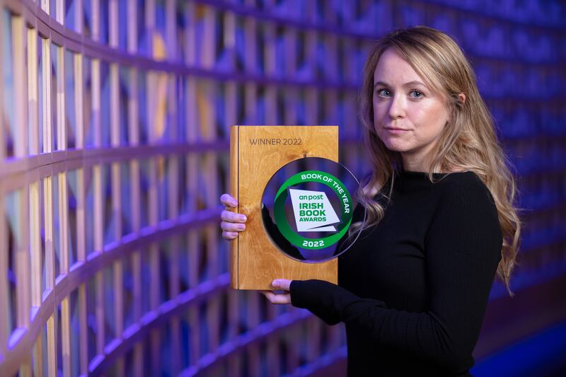Sally Hayden, whose book, My Fourth Time, We Drowned, was chosen as An Post Irish Book of the Year 2022.