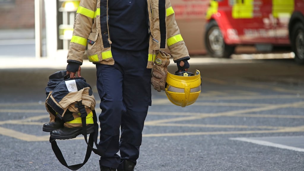 Dublin Fire Brigade staff train as both firefighters and paramedics. Photograph Nick Bradshaw