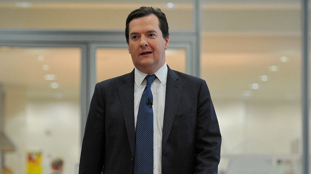 New figures showing the UK economy grew by 0.3 per cent in the first quarter will add weight to chancellor George Osborne’s claim that the economy is healing. Photograph: Carl Court/PA Wire.