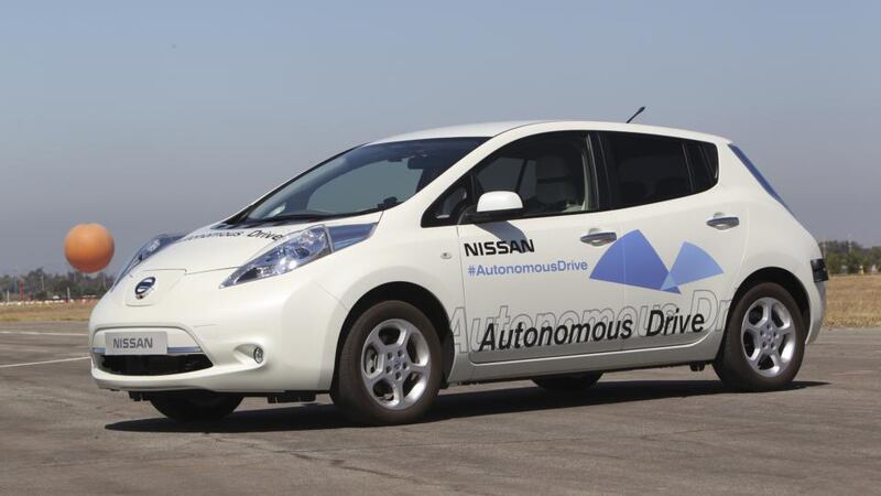A self-driving vehicle prototype made by Nissan. The carmaker has announced it will offer autonomous vehicles by 2020 — a fast-approaching future that could have a dramatic effect on the life of the disabled. Photograph: Nissan North America via The New York Times