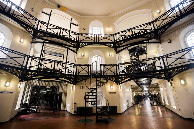 Entrance to the Gaol Circle (pictured) is included in the tour of Crumlin Road Gaol, where you'll follow in the footsteps of 25,000 prisoners. Photograph: Liam McBurney/PA Wire