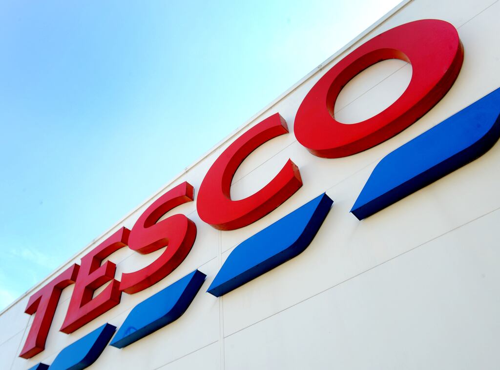 Over the 19 weeks to January 6th, Tesco’s Irish business recorded sales of £1.1bn (€1.28bn) excluding VAT and fuel, a rise of 7.5%. Photograph: Nicholas T Ansell/PA Wire