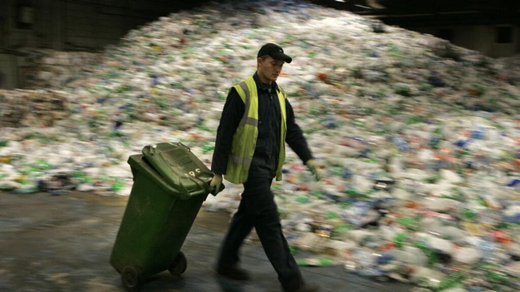 Progress in  recycling municipal waste has stalled. (Photographer: Dara Mac Dónaill)
