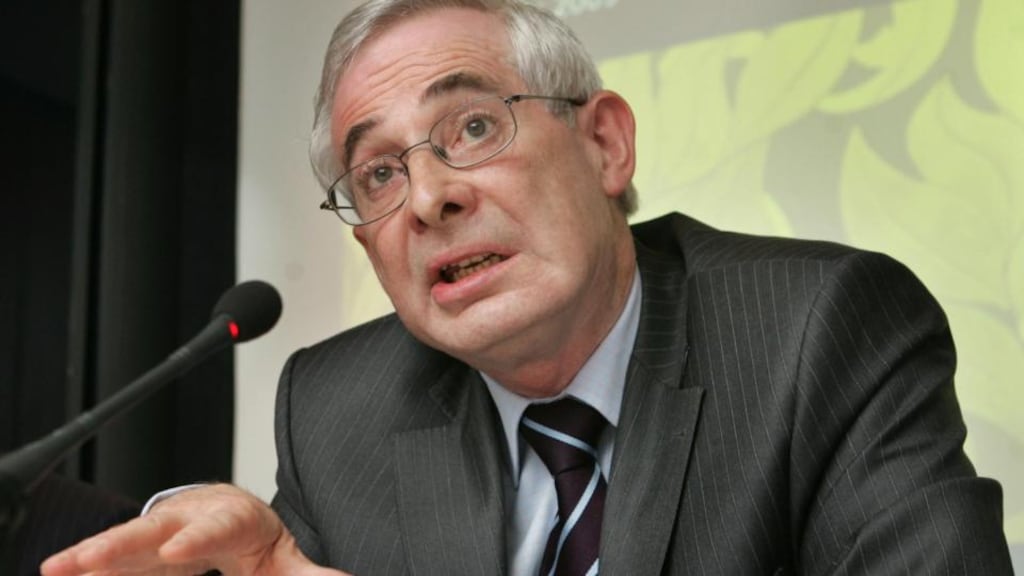 ‘The Central Bank bought into what its boom-time governor John Hurley (above) referred to in his appearance before the banking inquiry on Thursday as the “soft-landing consensus”.’ Photograph: Matt Kavanagh