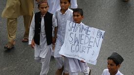 One-man protest, disguised as apparent burning of Torah, throws gauntlet at Swedish government